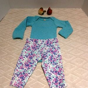 Bundle of Carter's onesie shirt and owl pants